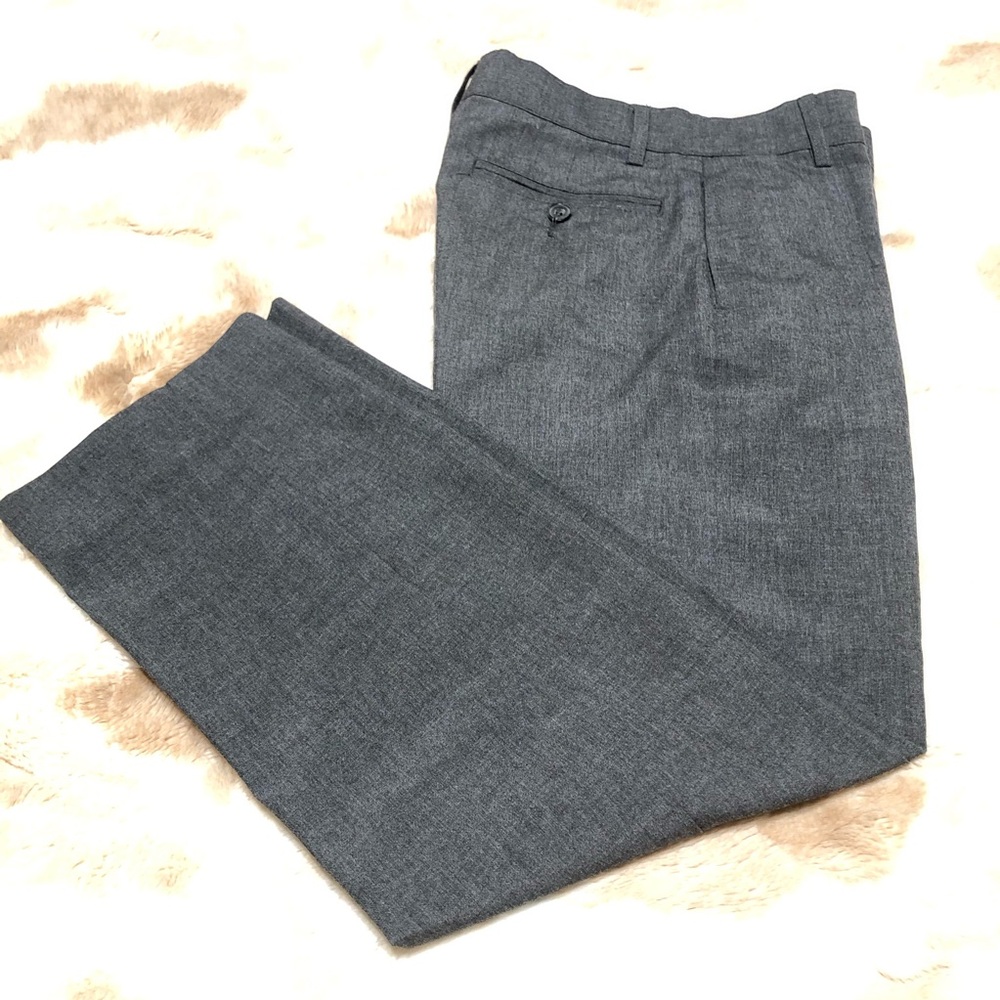 Cat & Jack Boys Grey Dress Pants w/adjustable elastic. Size 10